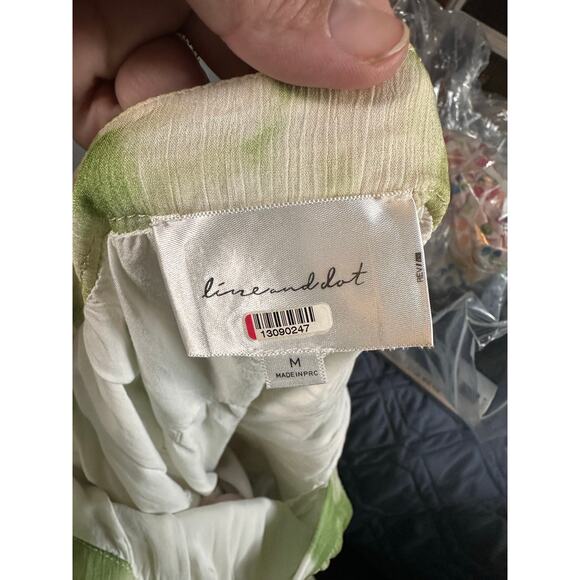 Line & Dot Green Tie-Dye Maxi Dress - Picture 10 of 11